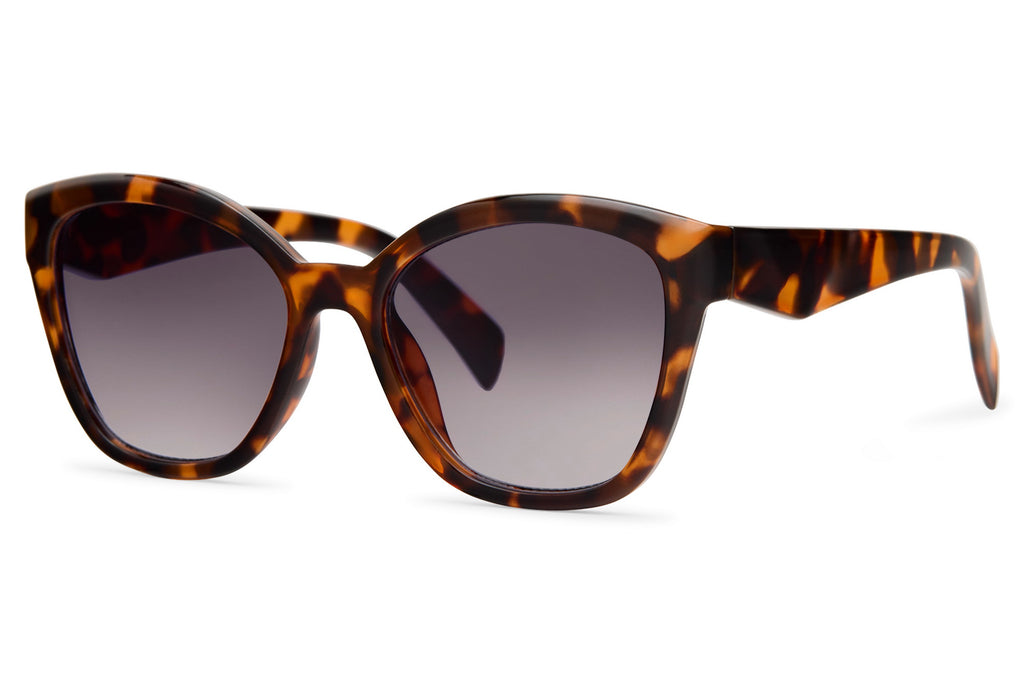 Gafas de Sol Cat Eye Carey Marrón Lente Negra Degradada Eco
