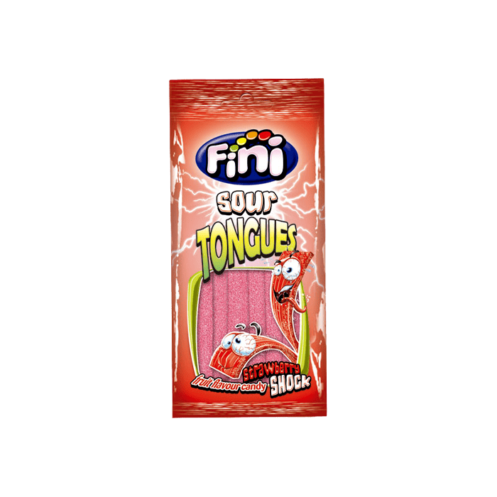 Fini Sour Tongues Strawberry Shock – Pack 6 unidades