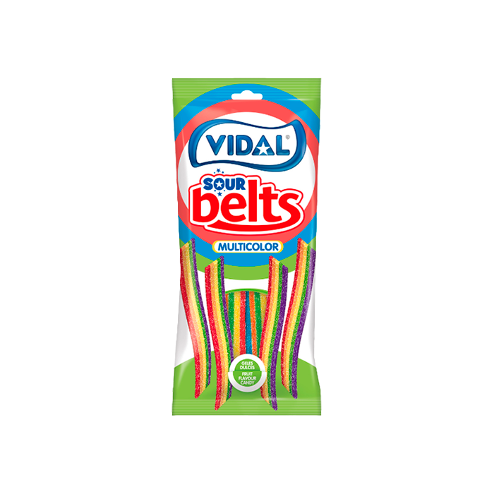 Vidal Sour Belts Multicolor – Pack 6 unidades