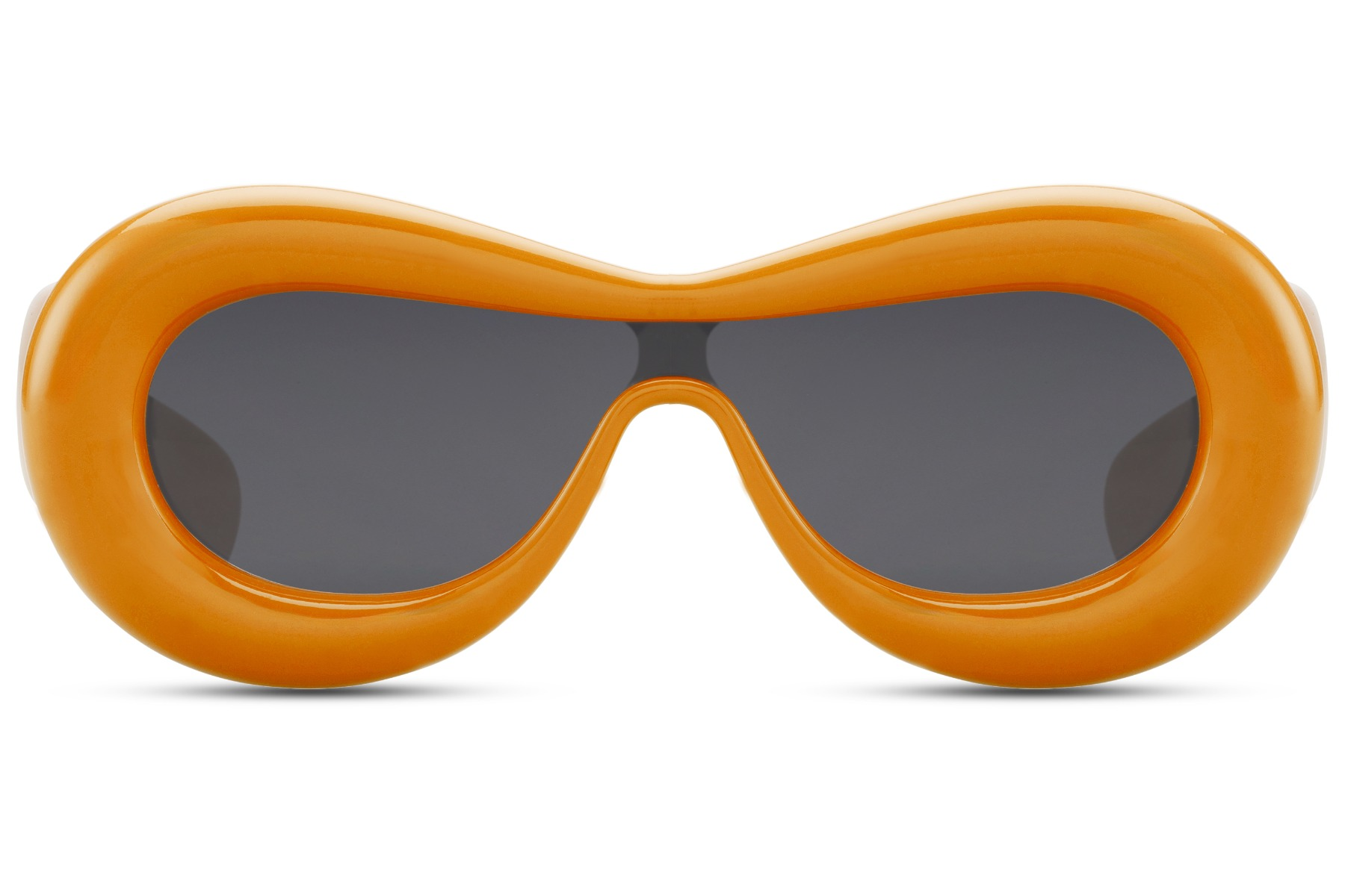 Gafas de Sol Oversize Montura Naranja Lente Negra Eco
