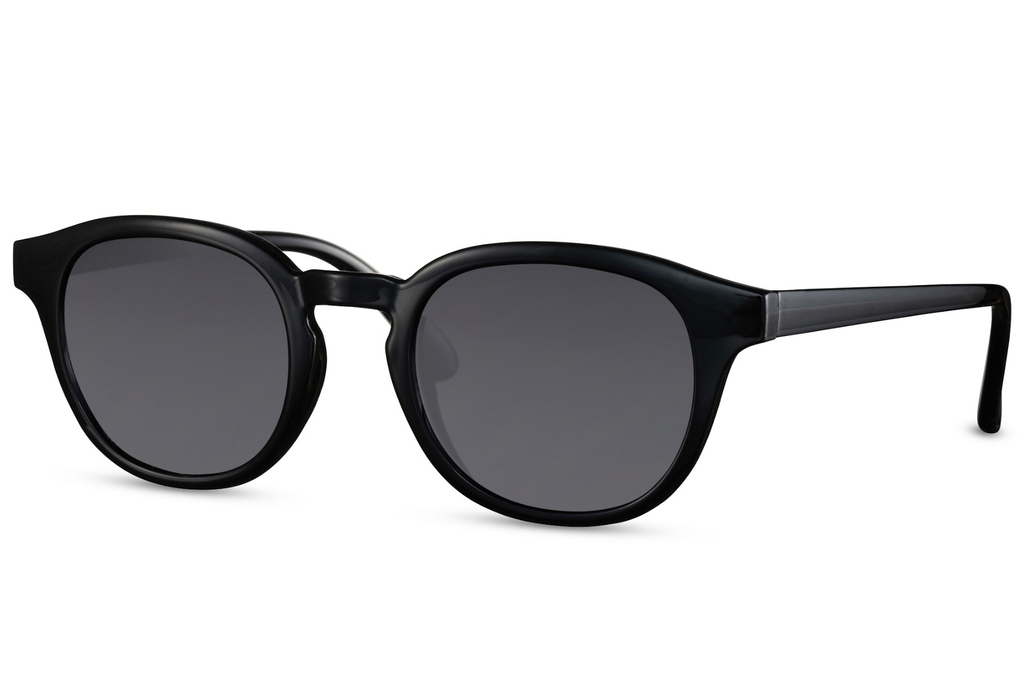 Gafas de Sol Redondas Montura Negra Mate Eco