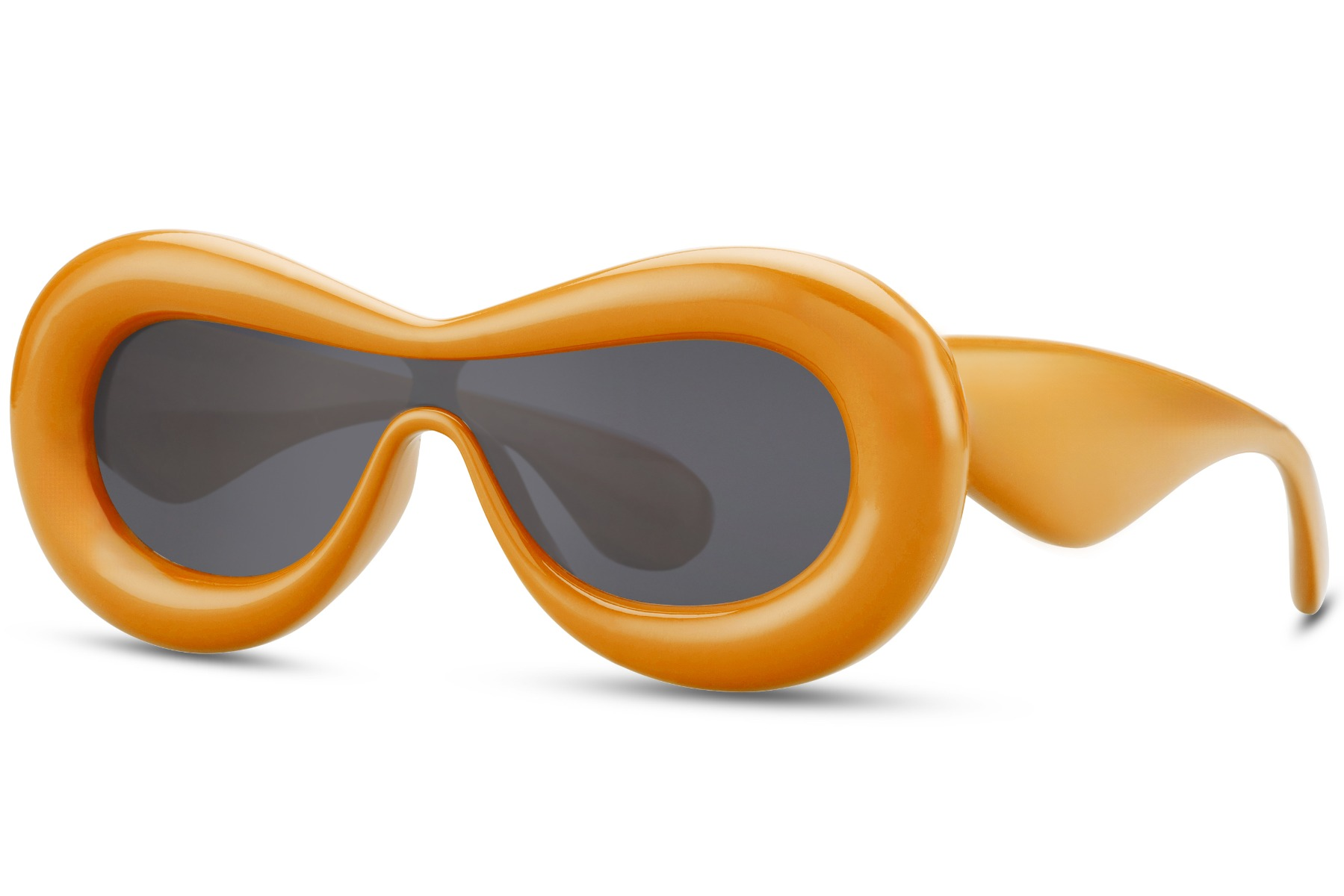 Gafas de Sol Oversize Montura Naranja Lente Negra Eco