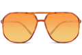 Gafas de Sol Aviador Carey Naranja Lente Naranja Eco