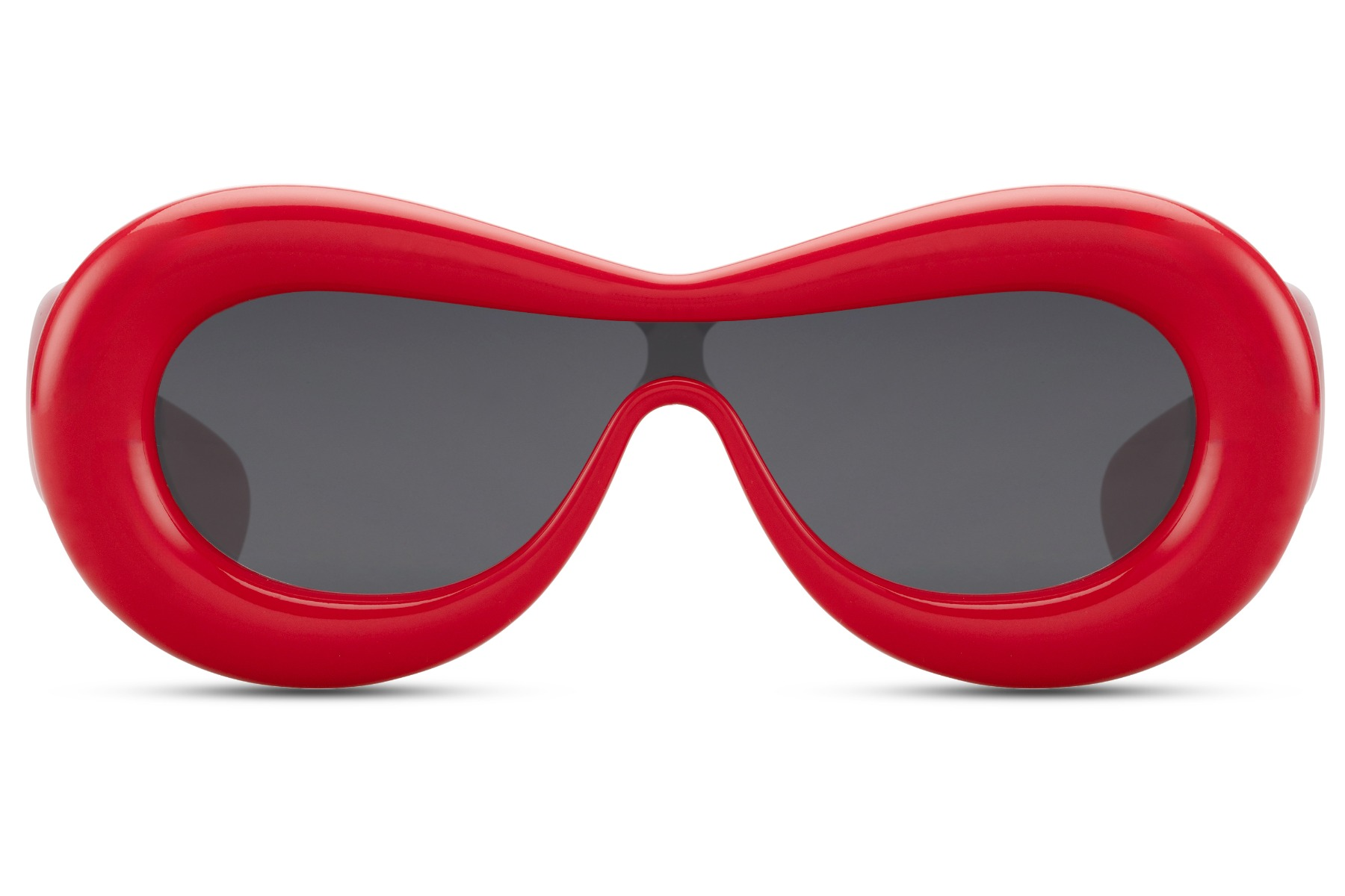 Gafas de Sol Oversize Montura Roja Lente Negra Eco