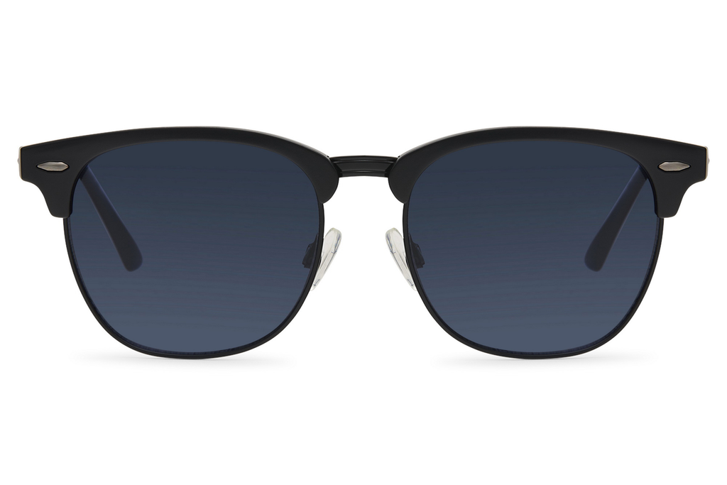 Gafas de Sol Clubmaster Montura Negra Lente Azul Eco