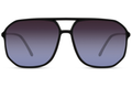 Gafas de Sol Aviador Montura Negra Lente Morada Eco