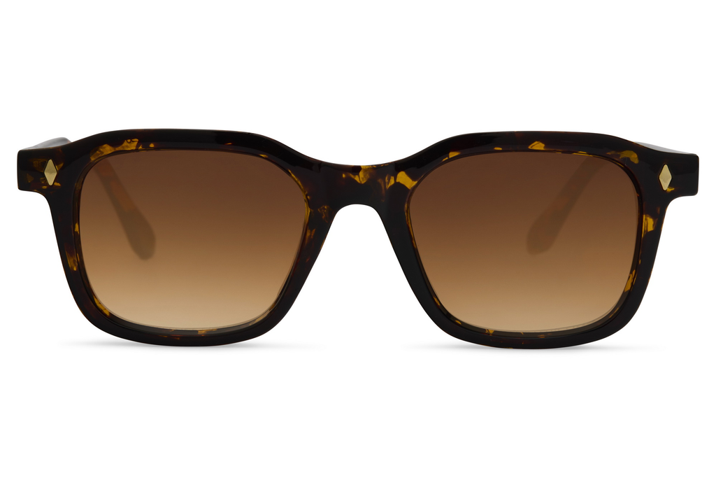 Gafas de Sol Cuadradas Carey Marrón Lente Marrón Degradado