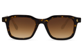 Gafas de Sol Cuadradas Carey Marrón Lente Marrón Degradado