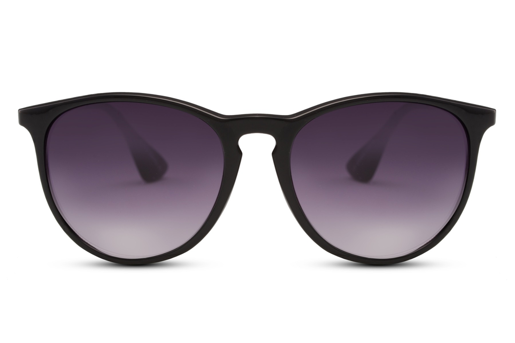 Gafas de Sol Redondas Montura Negra