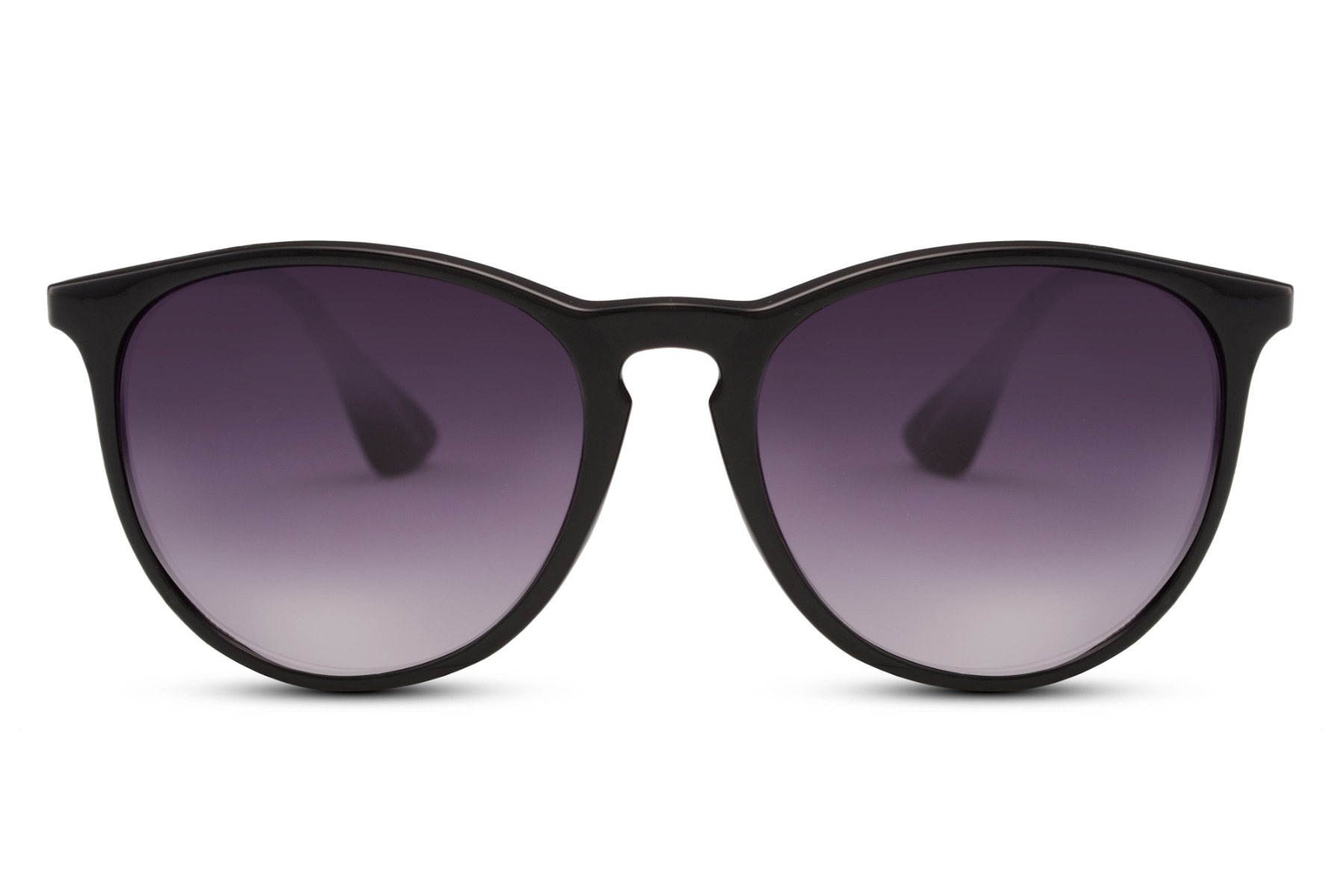 Gafas de Sol Redondas Montura Negra