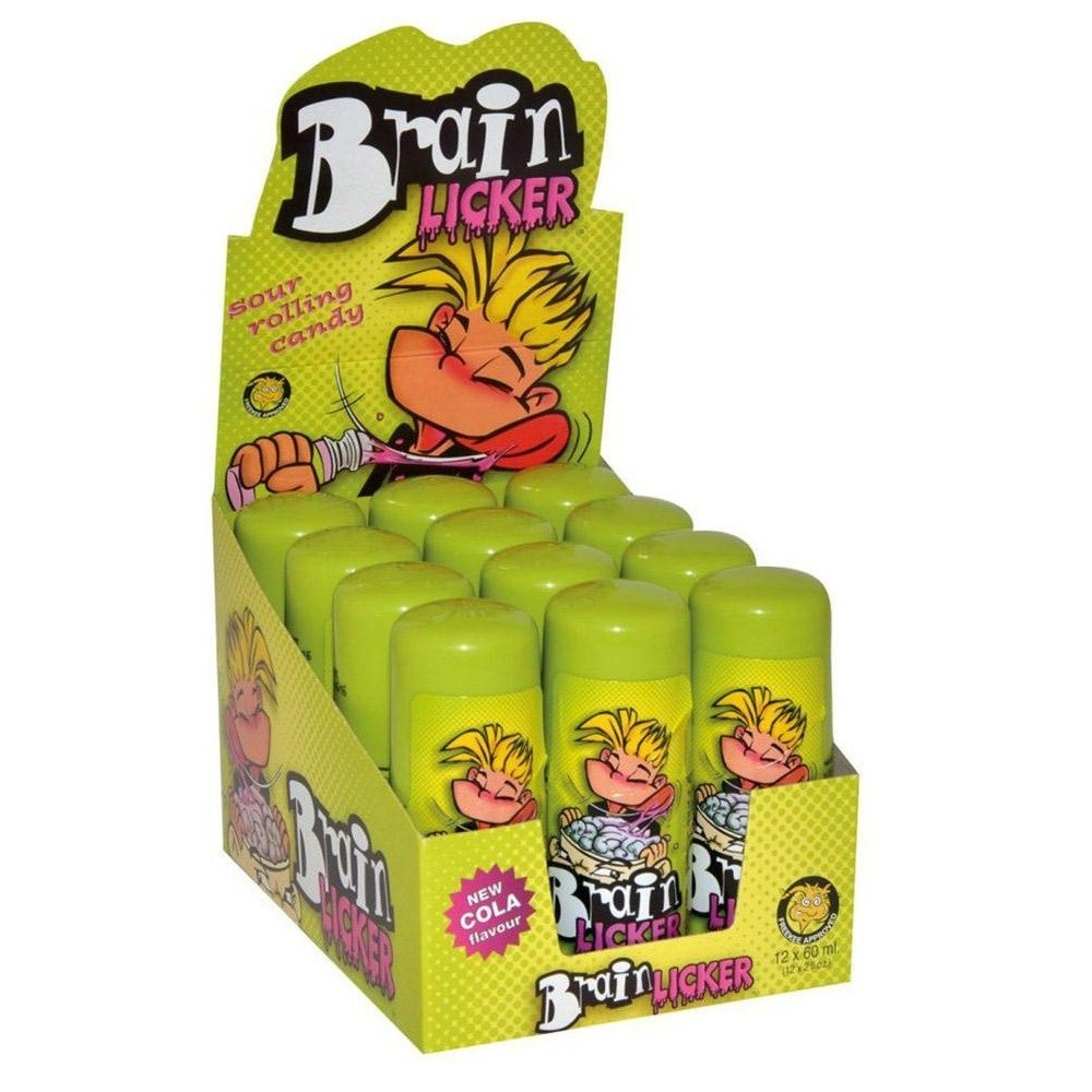 Brain Licker Sour Rolling Candy Cola – Pack 6 unidades