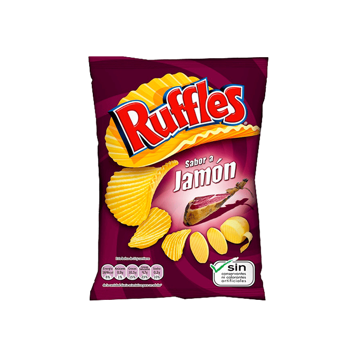 Ruffles Jamón – Pack 5 unidades